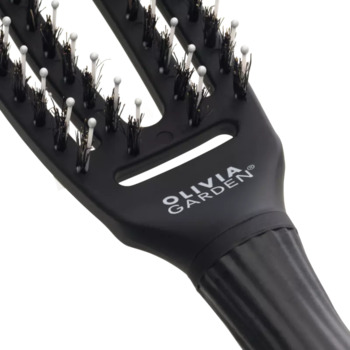 Fingerbrush Combo Small Black - Antistatická kefa na vlasy
